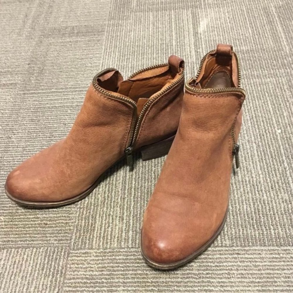 Lucky Brand Leather Booties